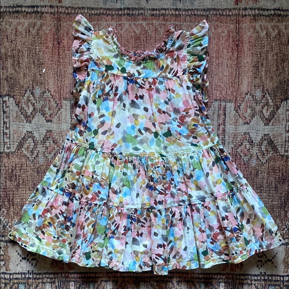 Pink Chicken Ruffled Sleeveless Dress